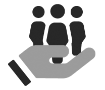 hand holding group - staffing