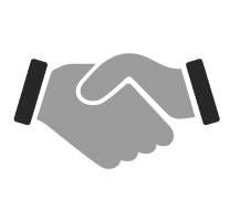shaking hands icon - voluntary benefits